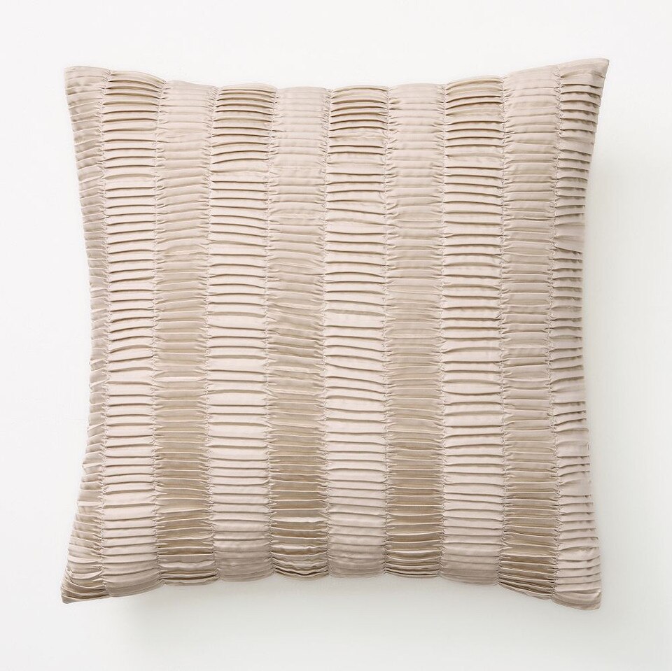 Vertical Pleated TENCEL™ Cushion Cover West Elm Australia
